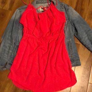 American eagle outfitters Coral dress with pockets
